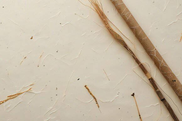 A Brown and White Piece of Paper