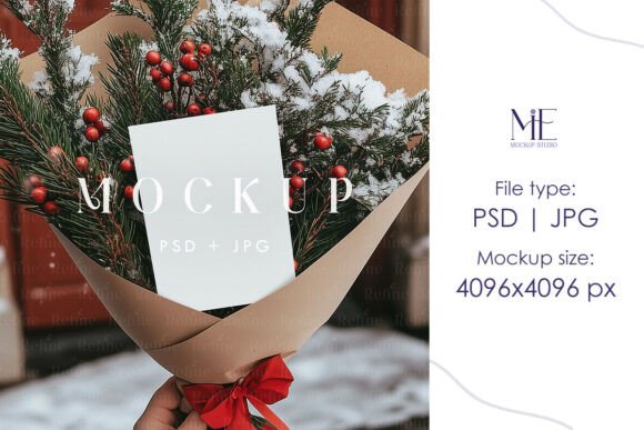 Gift Card Mockup, Holiday Invite Mockup: Streamline Your Creative Workflow